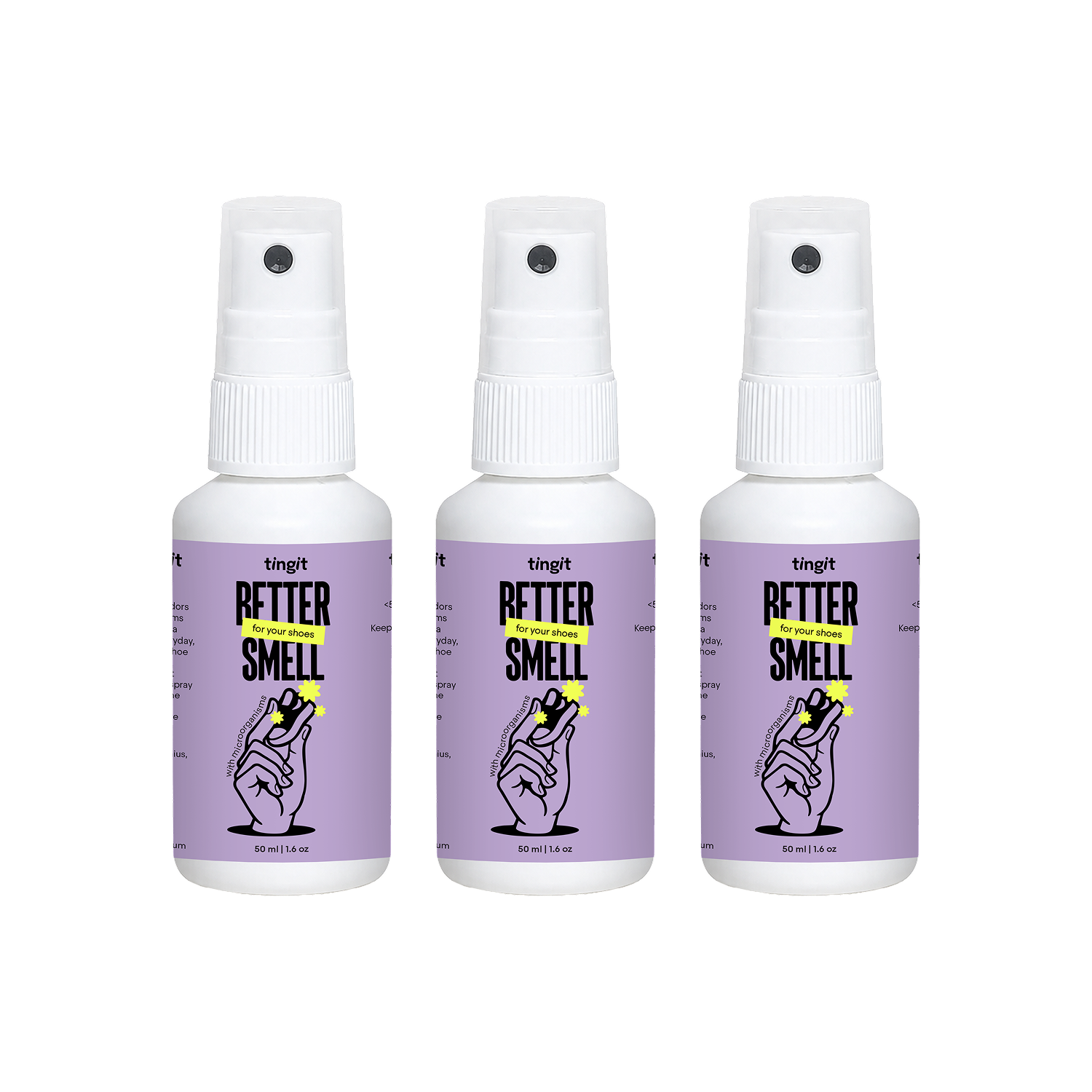 Better Smell Travel Pack 3×50ml