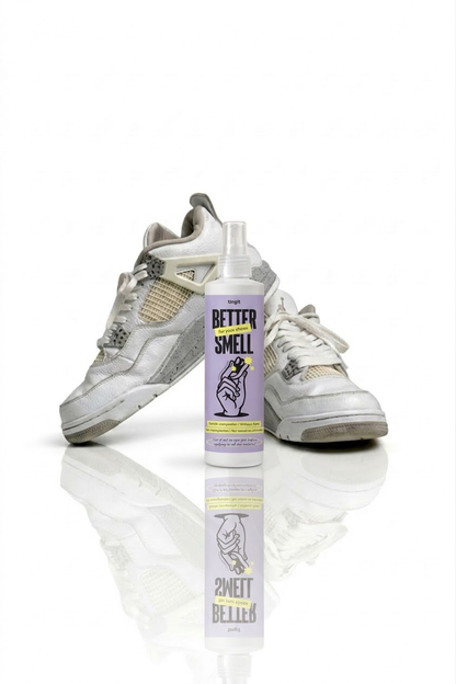 Better Smell Odor Eliminator with Active Microorganisms – Long-Lasting Deodorizer for Shoes & Sports Gear