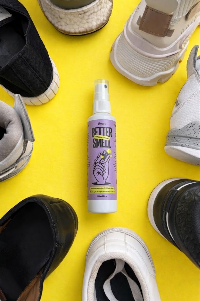 Better Smell Odor Eliminator with Active Microorganisms – Long-Lasting Deodorizer for Shoes & Sports Gear