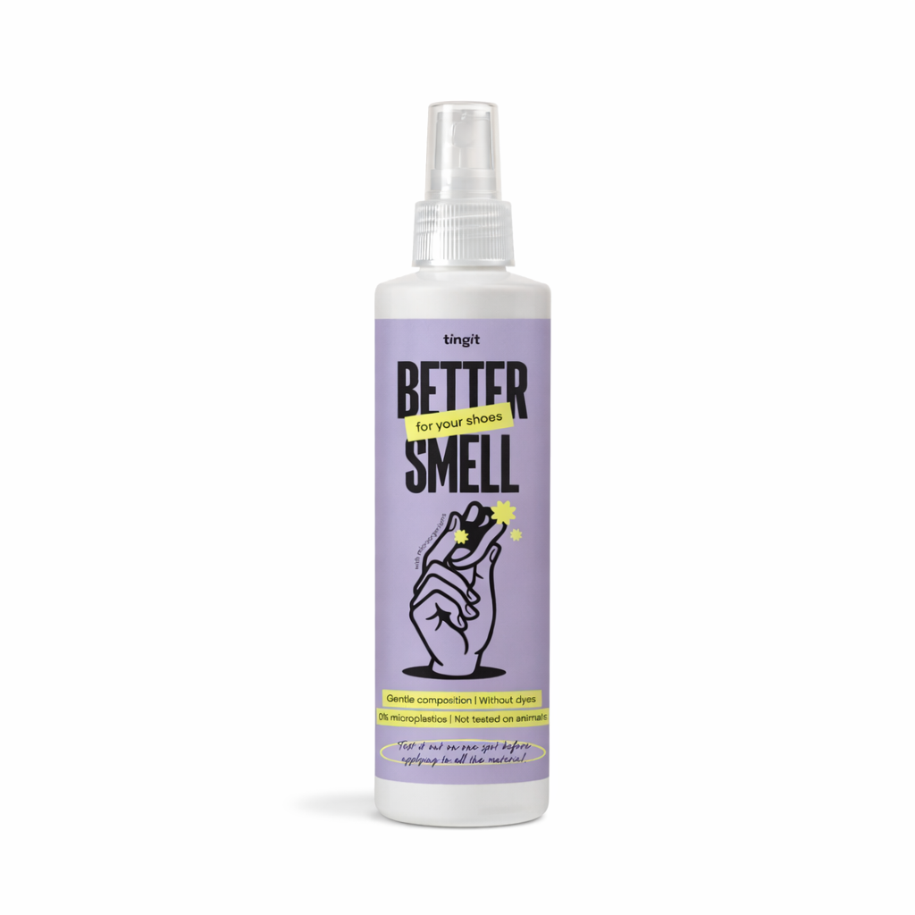 Better Smell Odor Eliminator with Active Microorganisms – Long-Lasting Deodorizer for Shoes & Sports Gear
